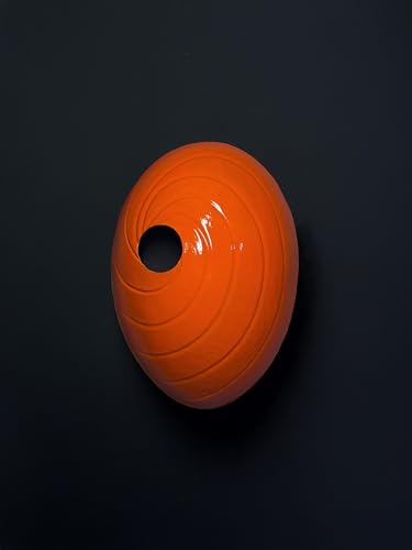 Obito Orange Anime Mask: Akatsuki Cosplay Prop Handmade Japanese Style