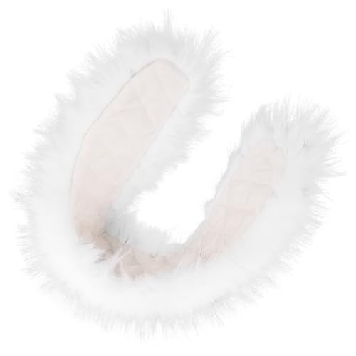 PartyKindom Chic Faux Fur Scarf Wrap for Women Soft Imitation Fur Shawl Collar Accessory for Cozy Warmth and Stylish Layering
