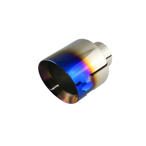Embout d'échappement acier inoxydable sortie 114mm 127mm tuyau silencieux voiture inclinée