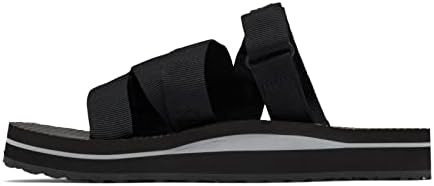 Columbia Women's Alava Slide, Black/Steam, 10 | Image 6