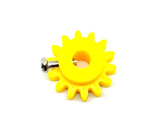 Image of INVENTO 1pcs 3D Printed Plastic Spur Gear 14 Teeth + 26 Teeth, 1.5 Module, 10mm Width, 8mm hole for DIY Projects