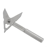 304 Edelstahl-Zentrierung für Kantenfinder für Fräsmaschine, Rohr- und Rundstabteiler, 10–120 mm, für Mittellehre-Werkzeug (Nivellierer)