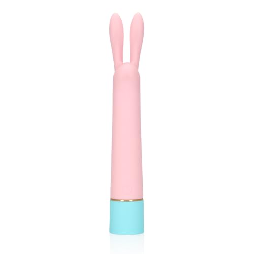 Loveline Mini Vibromasseur Lapin avec Chargeur USB Mousseline Cerise