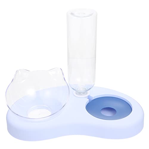 Abaodam Ciotola Elettronica Per Gatti Ciotola Automatica Per Gatti Di Rabbocco Automatico Acqua Per Cibo Inclinata Per Bere Animali Domestici Realizzata Qualità Per Uso Duraturo