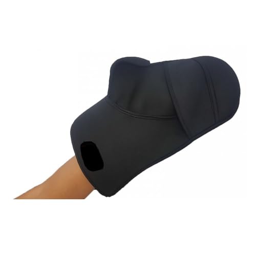 Lenkerstulpen für Motorrad, Motorroller, Maxiscooter, Handschutz aus Neopren, wasserdicht, Handschutz für Lenker, Abdeckung für kalte Regen, einfache universelle Montage, hält die Hände warm, Schwarz