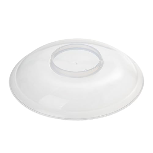 CGACCSD Cubierta para microondas, protección contra salpicaduras transparente para calentar alimentos, tapa de almacenamiento para frigorífico con ventilación para congelar y calentar comidas