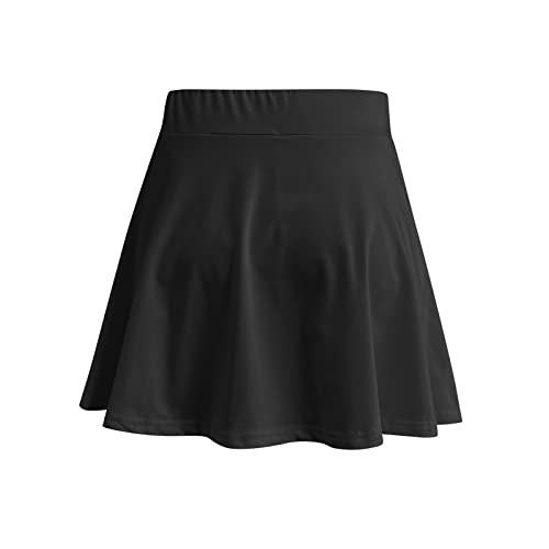 mmknlrm Saia feminina casual ciclismo ioga beisebol esportes fitness yoga shorts saia preto saias de