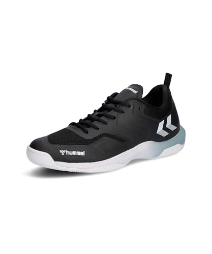 hummel(?????) Men's Handball Shoe, Black x White (9010), 23.5 cm