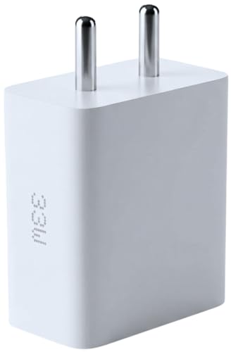 Image of 33w PD PPS Rapid Fast Charging Adapter Type-C Compatible with Nothing Phone 4 /4(a) /4(a) pro (2026) /3a Pro /3a /3 /2a plus /2a /2 /1Phone| High Speed Charger | Original Charging Speed (White)