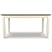 Signature Design by Ashley Whitesburg Cottage Dining Table, Seats up to 6, Brown & Antique White