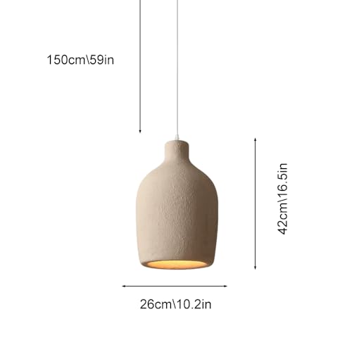 Lustre de table à manger style japonais minimaliste suspension E27 - 6