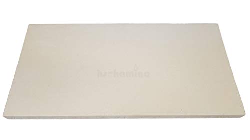 hs-kamine Schamotte 40x30x2 cm Schamotteplatte (1)