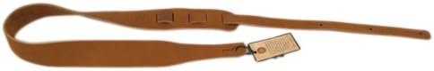 Long Hollow Leather 78040-TN Long Hollow Leather 2-Inch Latigo Guitar Strap - Tan