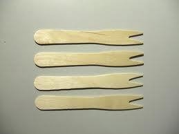 Deli Supplies 5000 x Wooden chip Forks biodegradabili takeaway Fish & chip Shop Style – Delisupplies©