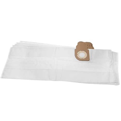 vhbw 5x Staubbeutel kompatibel mit Nilfisk/Alto/Wap Aero 840, 700, 800A, 600A, 640, 840 A Staubsauger - 70,5cm x 24cm Weiß