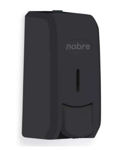 Dispenser Porta Sabonete Liquido Álcool Em Gel 800ml Preto