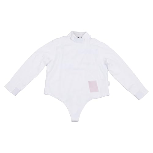Alomejor Chaqueta para Esgrima para Niños Costeros Reforzados de Seda de Seda Transpirable para Aluminio (44)