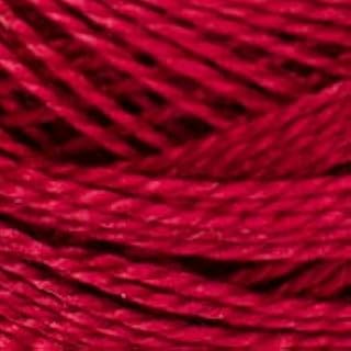 Dmc Pearl Cotton Ball Size 5 53yd-Dark Red