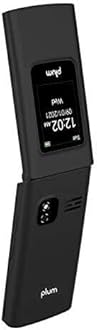 Plum Flipper 4G Volte Unlocked Flip Phone, Easy to Use, TMobile - Black