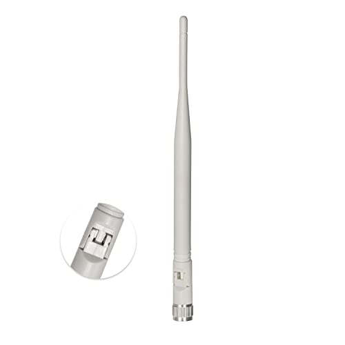 Superbat 4G Lte Antenna Sma 8Dbi Wide Band Omni Directional Antenna White 700-2700Mhz For Network Hotspot Modem Security Camera Access Point #TOP3