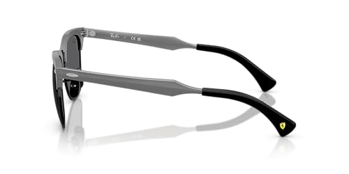 Ray-Ban Unisex Sunglasses Brushed Black On Silved Frame, G-15 Green Lenses, 51MM2