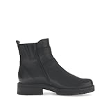 Gabor Festival black leather biker ankle boots in comfort H fit 72.762 (Black, 7.5, UK Footwear Size System, Adult, Women, Numeric, Wide, 7.5) - Image 4