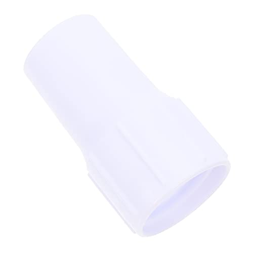 Happyyami Pool Fittings Spiral Hose Pool Vacuum Head Cuff for Vacuum Hose Wood Welcome Cutout Pool Vacuum Hose Inflatable Pool Skimmer White Pvc Threaded Pipeline To Rotate