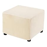 Protection & Décoration: Ces housses de pouf ont une bonne élasticité, sont douces et confortables. Les poufs sont souvent utilisés comme repose-pieds et se salissent facilement. Elles protègent votre pouf de la saleté, de l'usure et des déchirures, tout en redonnant un aspect neuf à votre ancien pouf