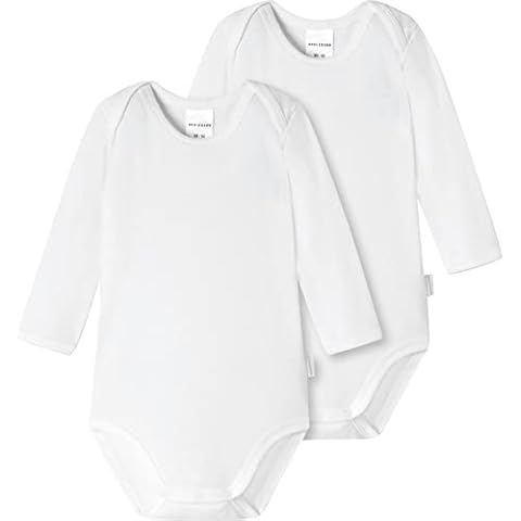 Schiesser Baby Unisex Organic Cotton Bodysuits Cover