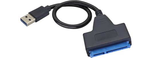 zdyCGTime SATA - USBP[u - USB 3.0 - 2.5C` SATA III n[hhCuA_v^[ - 2.5C` SSD&HDDpORo[^ f[^]T|[g UASP 20cm ubN