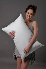 Image of Linenwalas Goose Down and Feather Pillows Standard - White (20 inch x 36 inch), Set of 1
