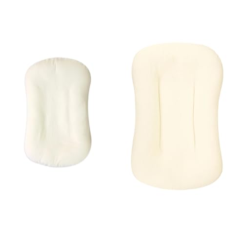 Image of Hooyax Muslin Lounger Cover for Baby and Toddler, Baby Lounger Cover & Toddler Lounger Cover for Boys Girls, Beige