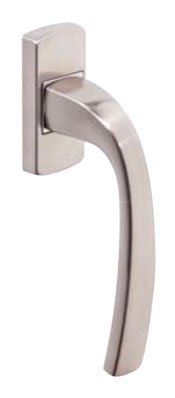 Poignée de fenêtre Vachette Muze finition platine en aluminium durable