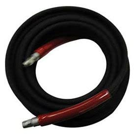 MTM Hydro 30.0053 Kobrajet 5800 PSI 310 Degree 50' Black Pressure Washing Hose 3/8