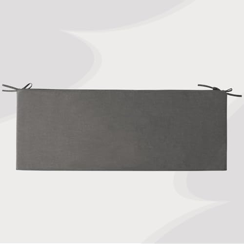 Banc de jardin imperméable doté d'un grand coussin de rechange déshoussable