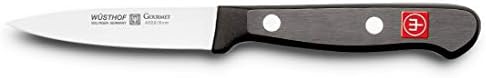 WÜSTHOF Gourmet Three Inch Spear Point Paring Knife | 3" German Spear Point Paring Knife | Precise Laser Cut High Carbon Stainless Steel Paring Utility Knife – Model