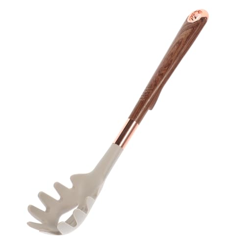 PRETYZOOM Elegant Design Pasta Fork Noodle Scoop Fork Kitchen Strainer Noodle Filter Pasta Spoon Server
