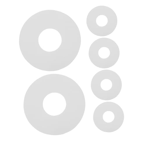 ledmomo 6個シリコンインフレータブルボートバルブシールキット エアマットレス カヤック ゴムボート用耐候性バルブパッド交換用ガスケット