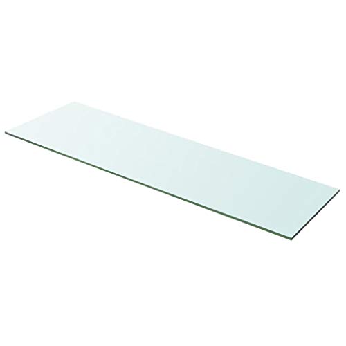 Tidyard - Tableros para estantes (2 unidades, cristal, 100 x 30 cm), color transparente
