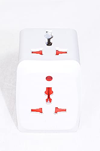 3 Way Multi Plug Adapter Socket Universal Travel Adaptor-Plug Extension For Kitchen Appliances Office Laptop Tv Indoor Lighting Shaver Plug Converter Power Adapter with Multiple Socket