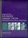 Manual for Human Dissection: Photographs with Clinical Applications 0838561330 Book Cover