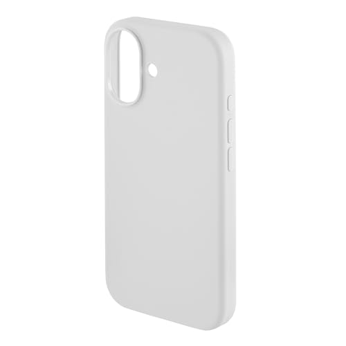 Image of TEKNE Silicone Back Case Cover with Magnetic Wireless Charging Support for iPhone 17 | Soft-Touch Anti-Slip Grip | Microfiber Lining | Raised Camera & Screen Protection | Slim Fit Case (Beige)