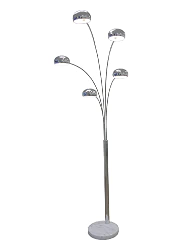 Bogenleuchte Bogenlampe Five Fingers chrom mehrarmig 220cm hoch 10151 Cover
