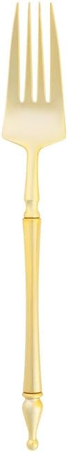 Majestic Flatware Plastic Gold Salad Forks:240CT
