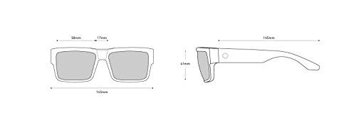 Image of Spy Optic Cyrus, Square Sunglasses, Color and Contrast Enhancing Lenses