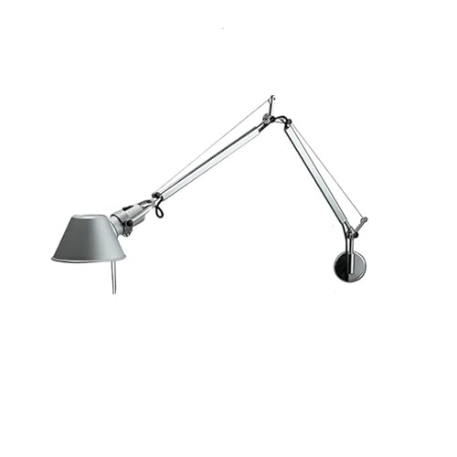Aplique de pared para lectura en dormitorio y salón con acabado D-Silver moderno