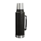 Stanley Classic Legendary Thermosflasche 1.4L - Thermos Hält 40 Stunden Heiß Oder Kalt - Edelstahl Thermoskanne - BPA-Frei - Spülmaschinenfest - Black 2.0