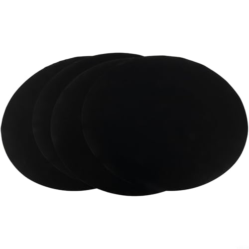 WIIYENA Lot de 4 tapis de cuisson ronds et carrés réutilisables pour barbecue à gaz 40 cm