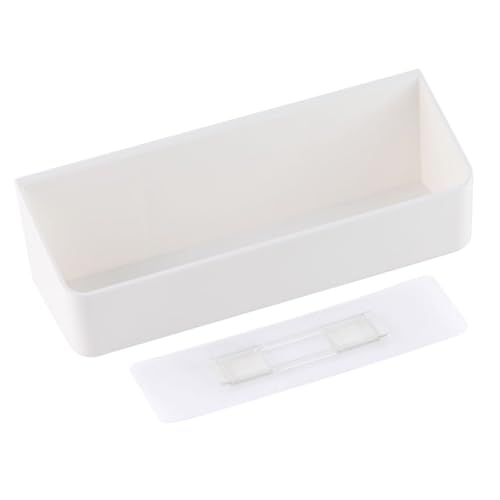 TOKIDNY Organizador Colgante sin Clavos para Cocina y Baño Estante Multifuncional de Pared Inclinado Cesta Resistente para Condimentos y Artículos Diversos Ahorro de Espacio y Fácil