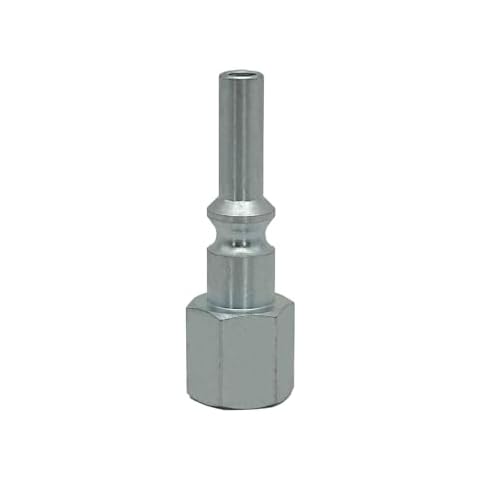 hpcouplers High Performance Air Hose Fittings, Steel Plug, Lincoln, L Type, 1/4"" Plug x 1/4"" Female Thread NPT Cover
